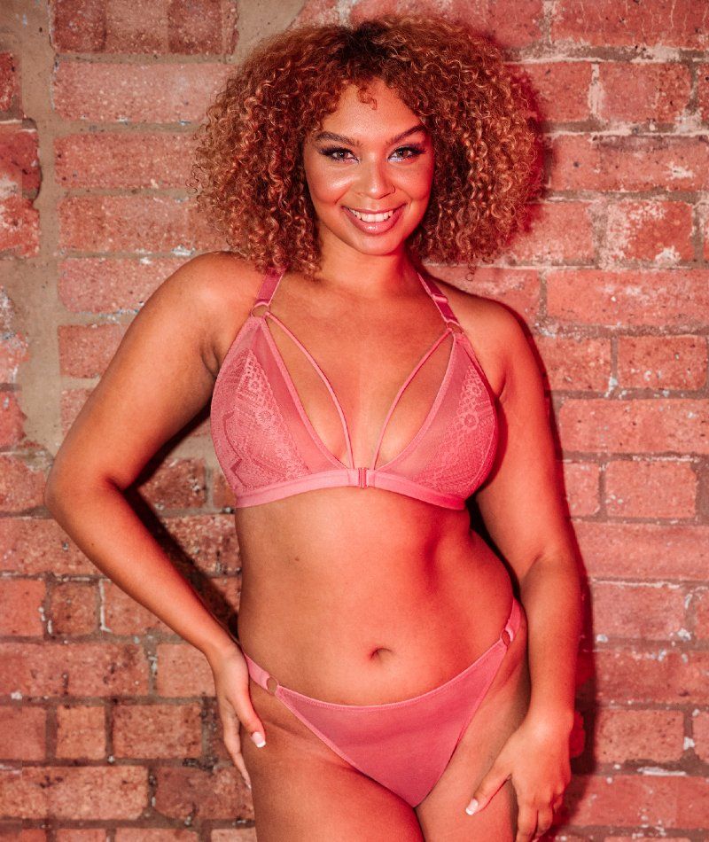 Curvy Kate Front and Centre Wire-free Bralette - Rose - Image 6