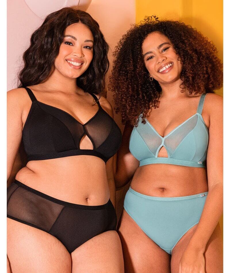 Curvy Kate Get Up and Chill Wire-free Bralette - Sage Green - Image 9