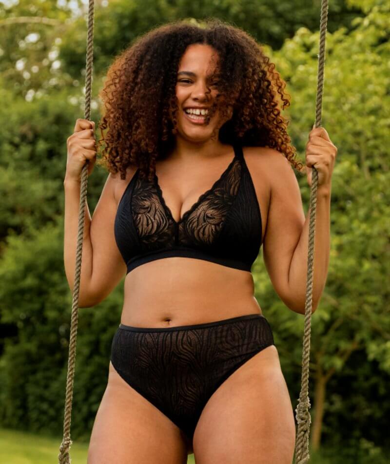 Curvy Kate Lace Daze Wire-free Bralette - Black - Image 12