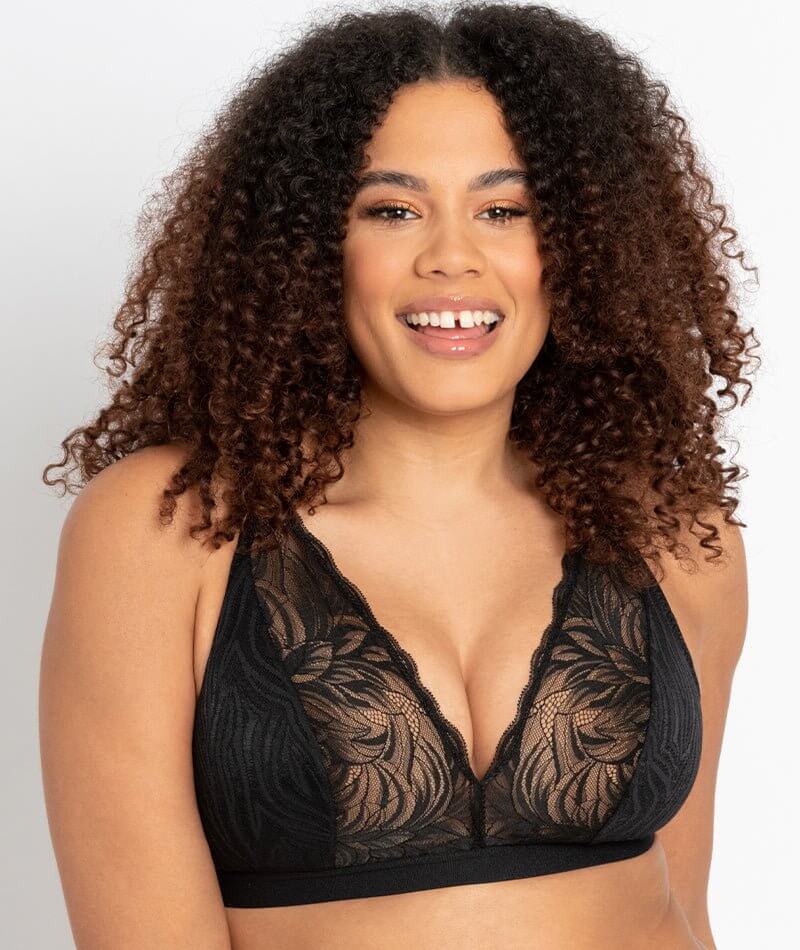 Curvy Kate Lace Daze Wire-free Bralette - Black - Image 3