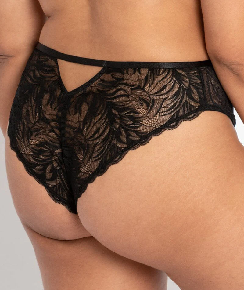 Curvy Kate Lace Daze Brazilian Brief - Black - Image 3