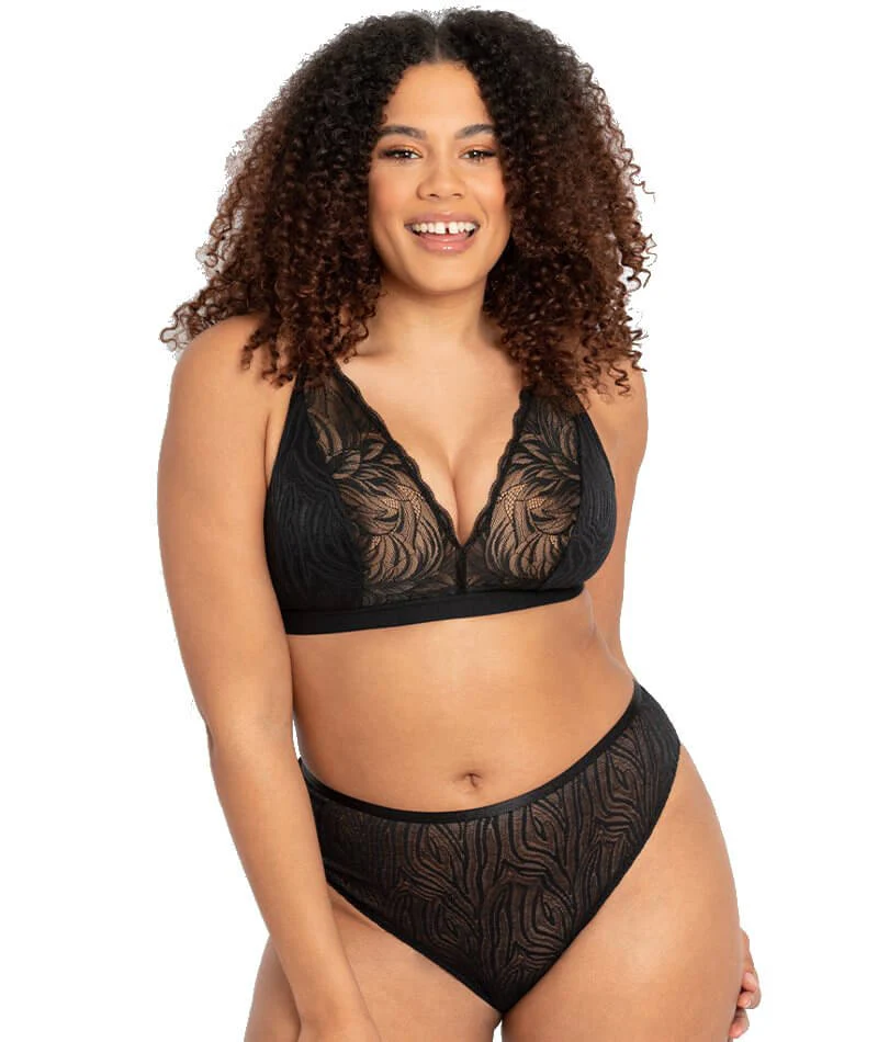 Curvy Kate Lace Daze Brazilian Brief - Black - Image 5