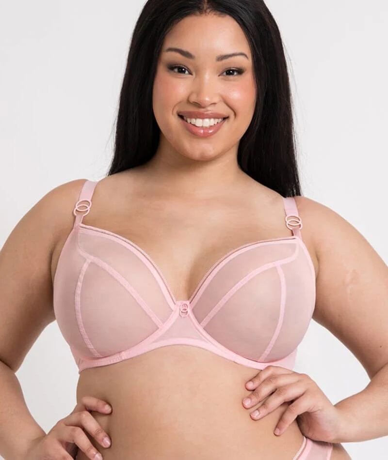Curvy Kate Lifestyle Plunge Bra - Blush Pink