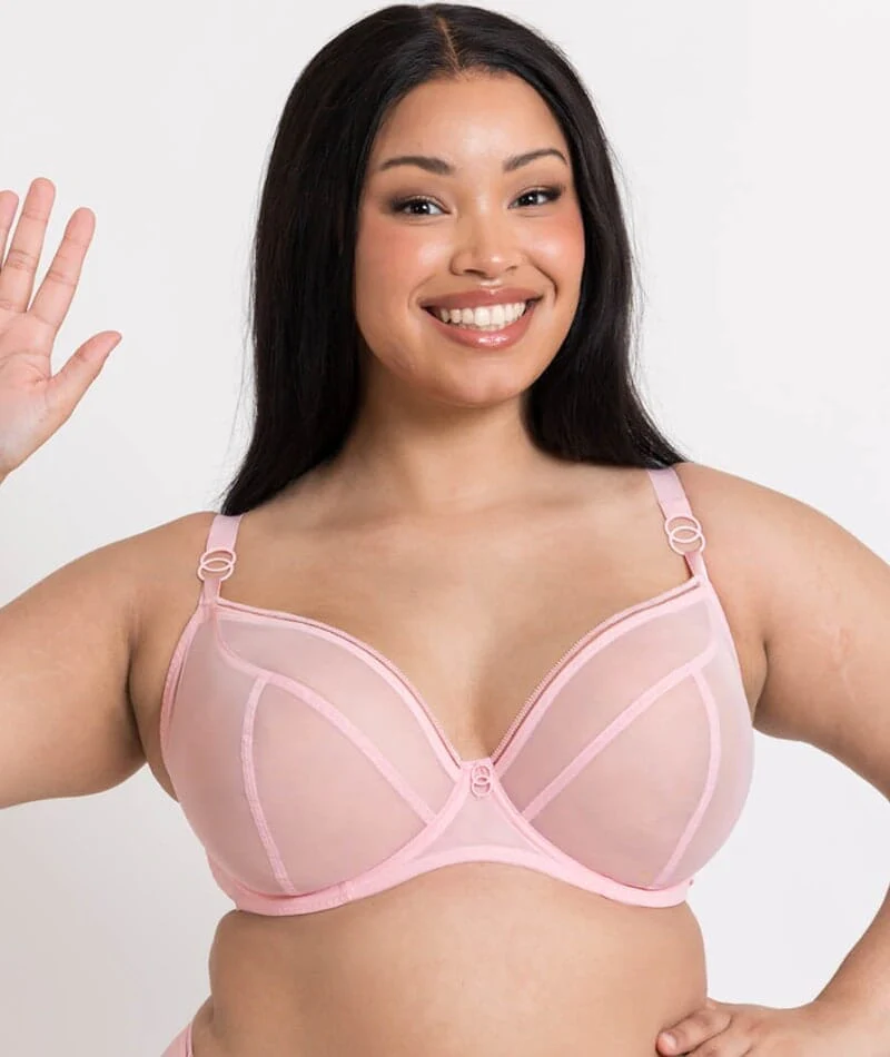 Curvy Kate Lifestyle Plunge Bra - Blush Pink - Image 5