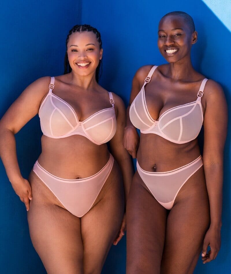Curvy Kate Lifestyle Plunge Bra - Blush Pink - Image 6