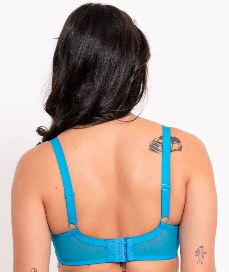Curvy Kate Lifestyle Plunge Bra - Capri Blue - Image 2
