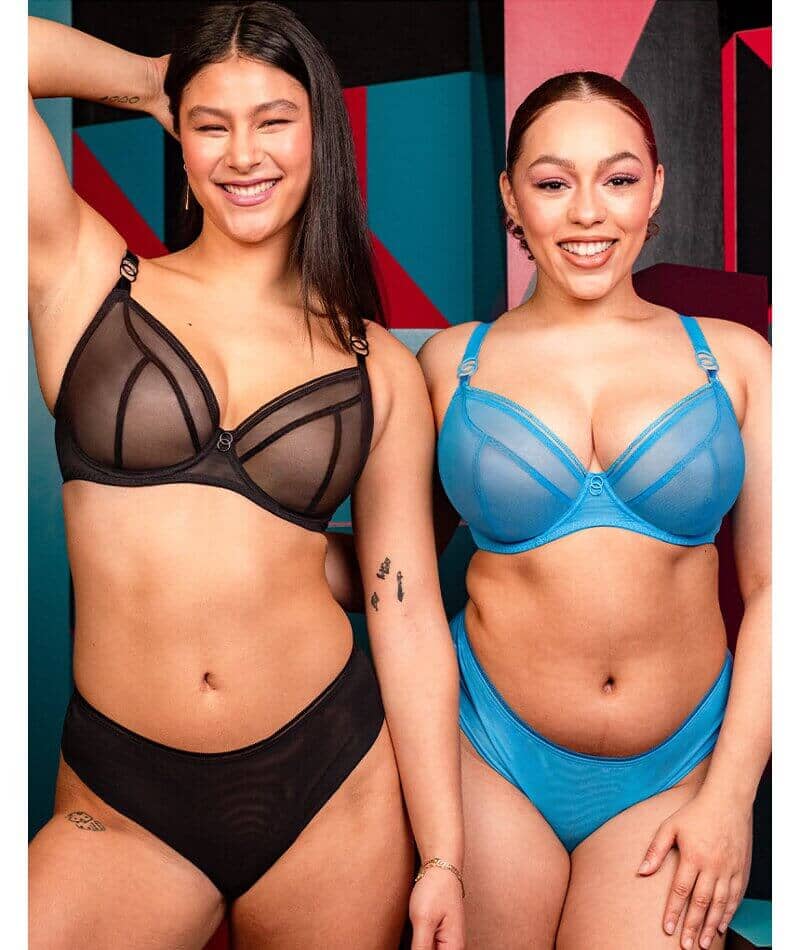 Curvy Kate Lifestyle Plunge Bra - Capri Blue - Image 6