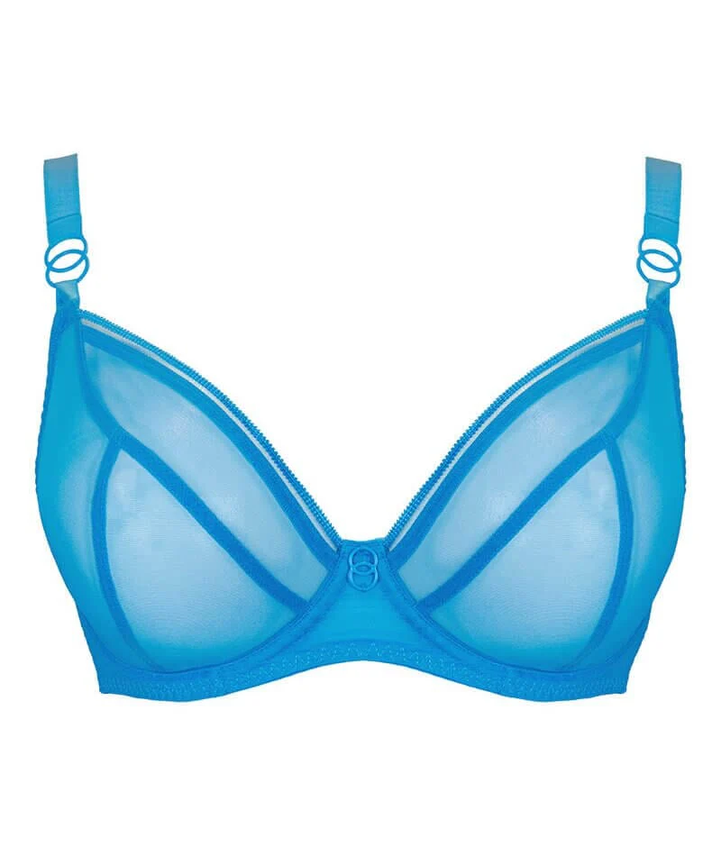 Curvy Kate Lifestyle Plunge Bra - Capri Blue - Image 9