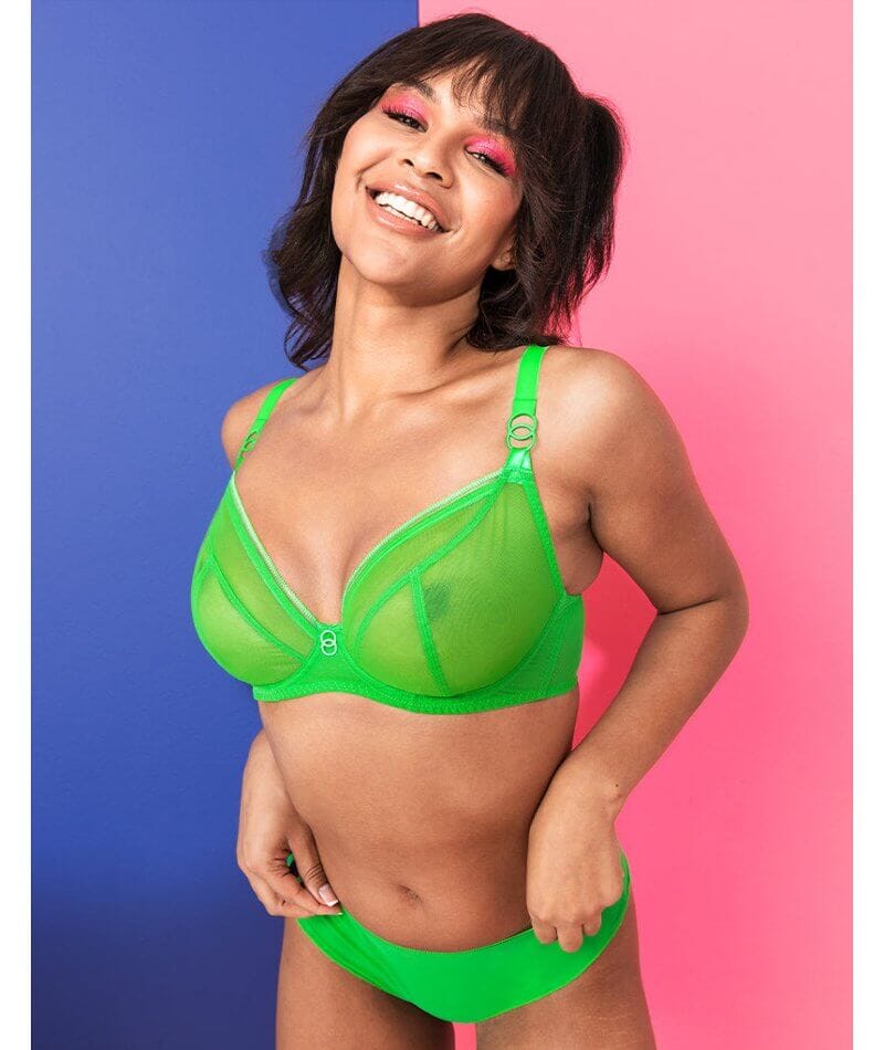 Curvy Kate Lifestyle Plunge Bra - Green - Image 7