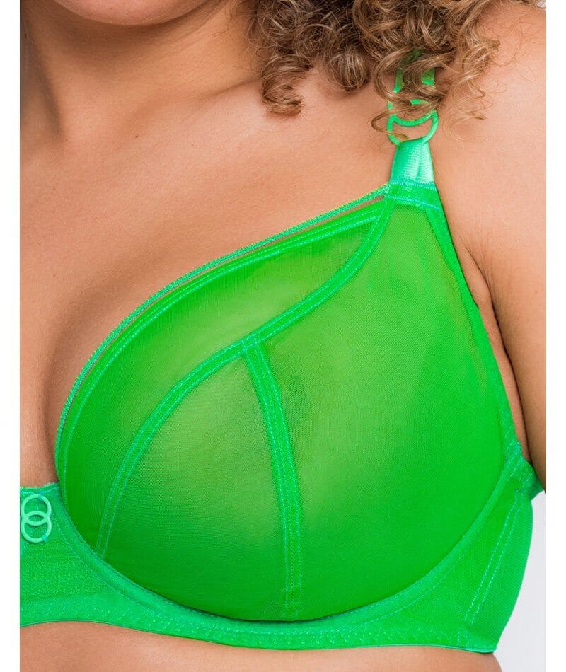 Curvy Kate Lifestyle Plunge Bra - Green - Image 9