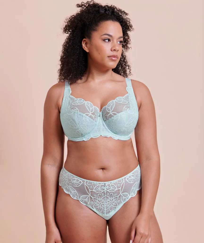 Curvy Kate Lovelace Brazilian Brief - Pale Mint - Image 11