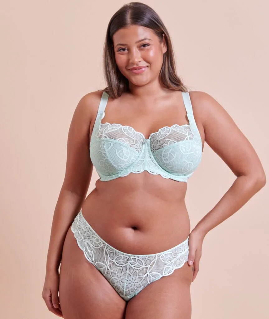Curvy Kate Lovelace Full Cup Side Support Bra  - Pale Mint - Image 9