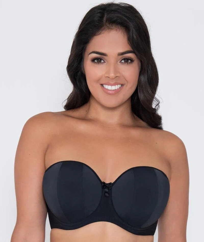 Curvy Kate Luxe Strapless Bra - Black - Image 11
