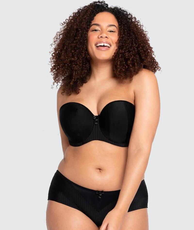 Curvy Kate Luxe Strapless Bra - Black - Image 15