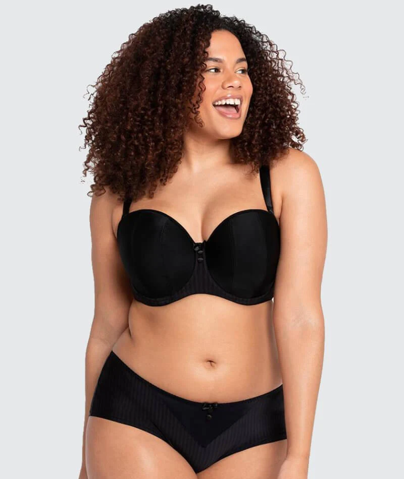 Curvy Kate Luxe Strapless Bra - Black - Image 16