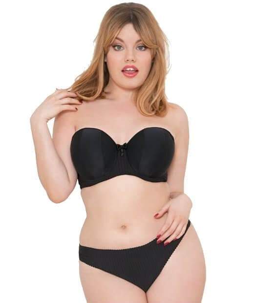 Curvy Kate Luxe Strapless Bra - Black - Image 26