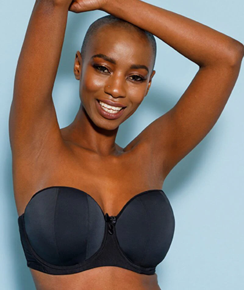 Curvy Kate Luxe Strapless Bra - Black - Image 5