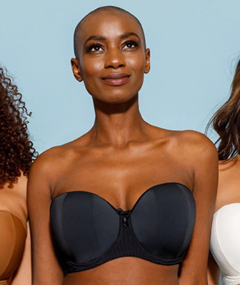 Curvy Kate Luxe Strapless Bra - Black - Image 9