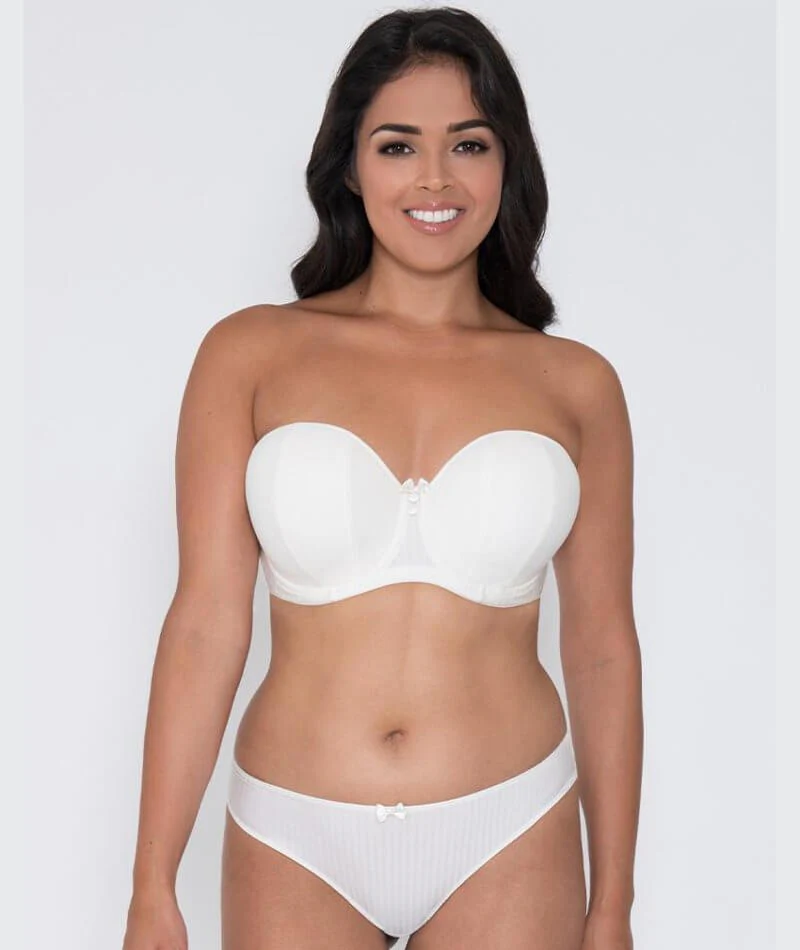Curvy Kate Luxe Strapless Bra - Ivory - Image 17