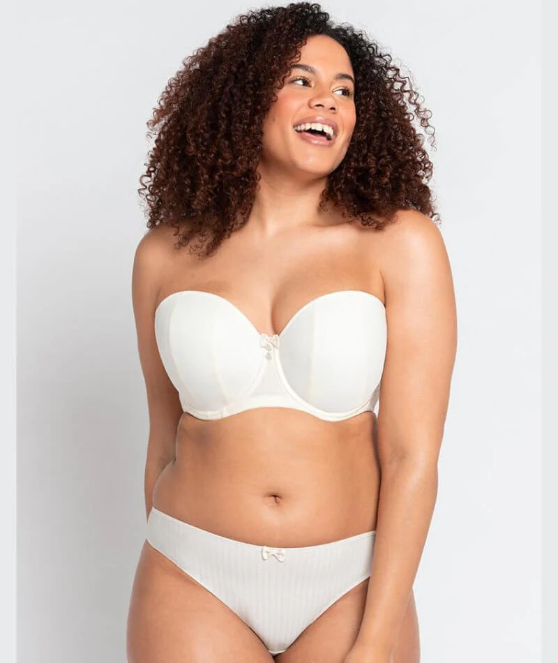 Curvy Kate Luxe Strapless Bra - Ivory - Image 18