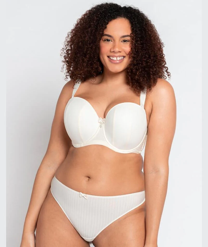 Curvy Kate Luxe Strapless Bra - Ivory - Image 19