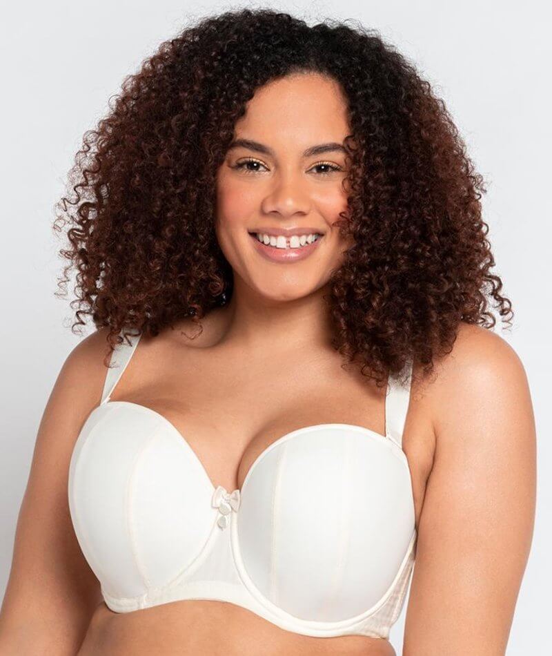 Curvy Kate Luxe Strapless Bra - Ivory - Image 3