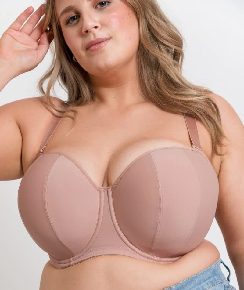 Curvy Kate Luxe Strapless Bra - Latte - Image 3