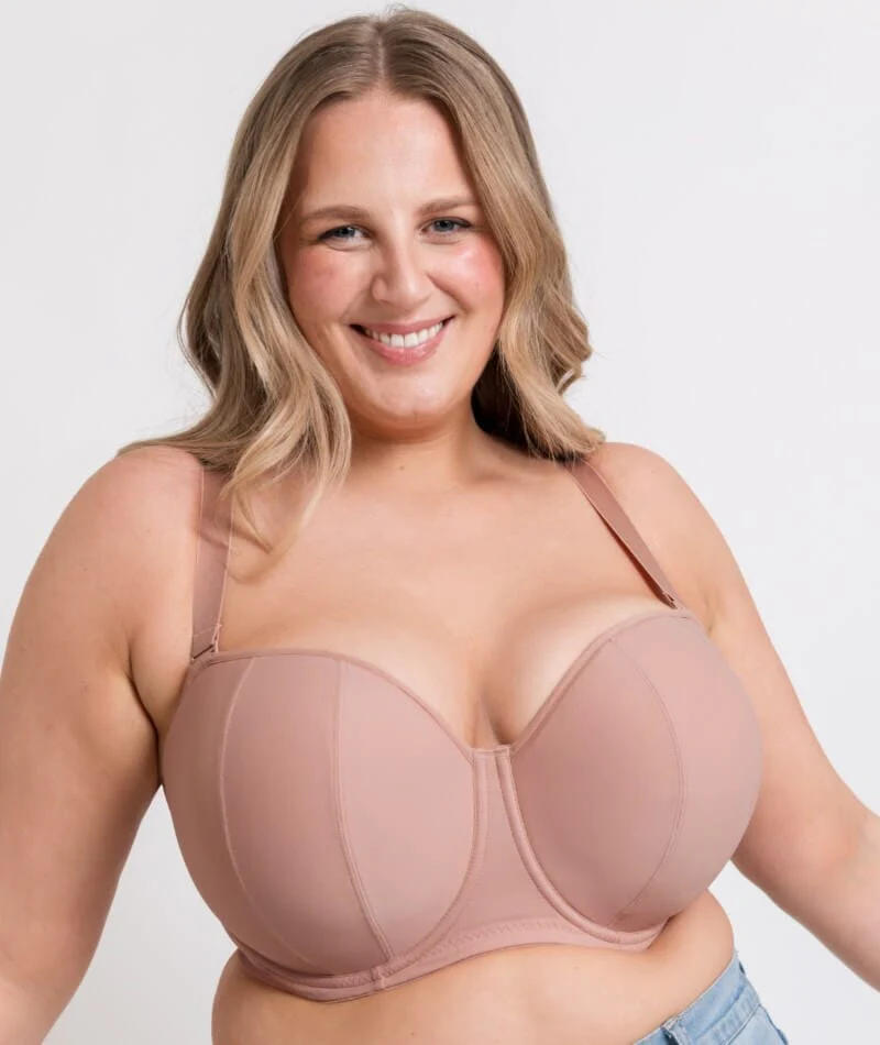 Curvy Kate Luxe Strapless Bra - Latte - Image 8