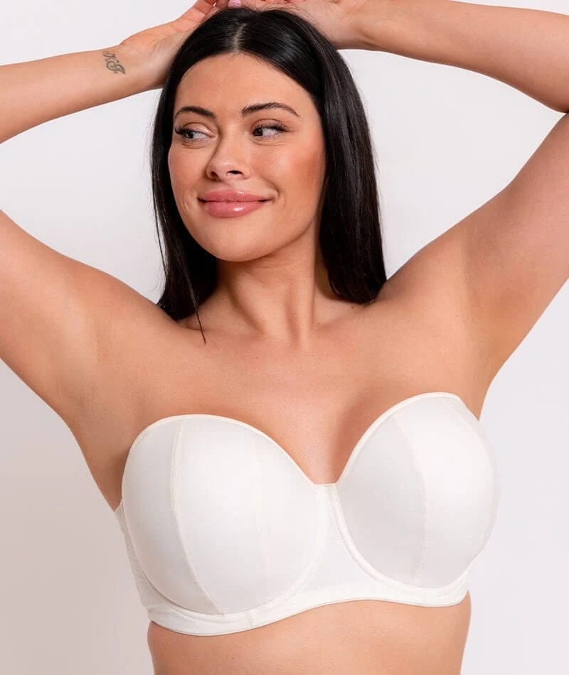 Curvy Kate Luxe Strapless Bra - Pearl Ivory - Image 12
