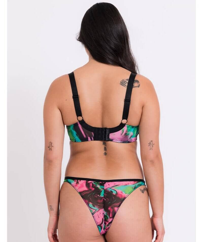 Curvy Kate Reality Check Balcony Bra - Print Mix Multicolour - Image 4