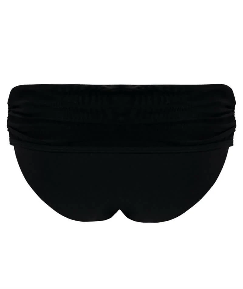 Curvy Kate Sheer Class Deep Foldover Brief - Black - Image 6