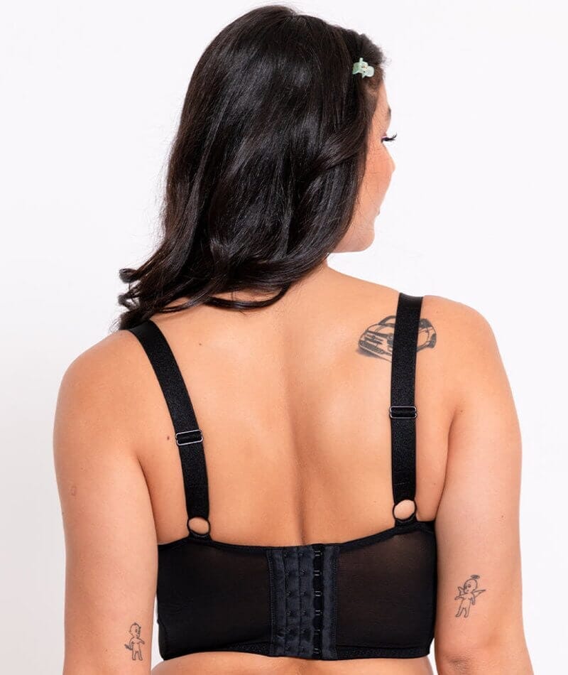 Curvy Kate Storm Longline Balcony Bra - Black - Image 2