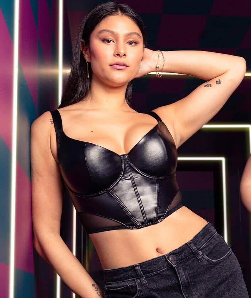 Curvy Kate Storm Longline Balcony Bra - Black - Image 7