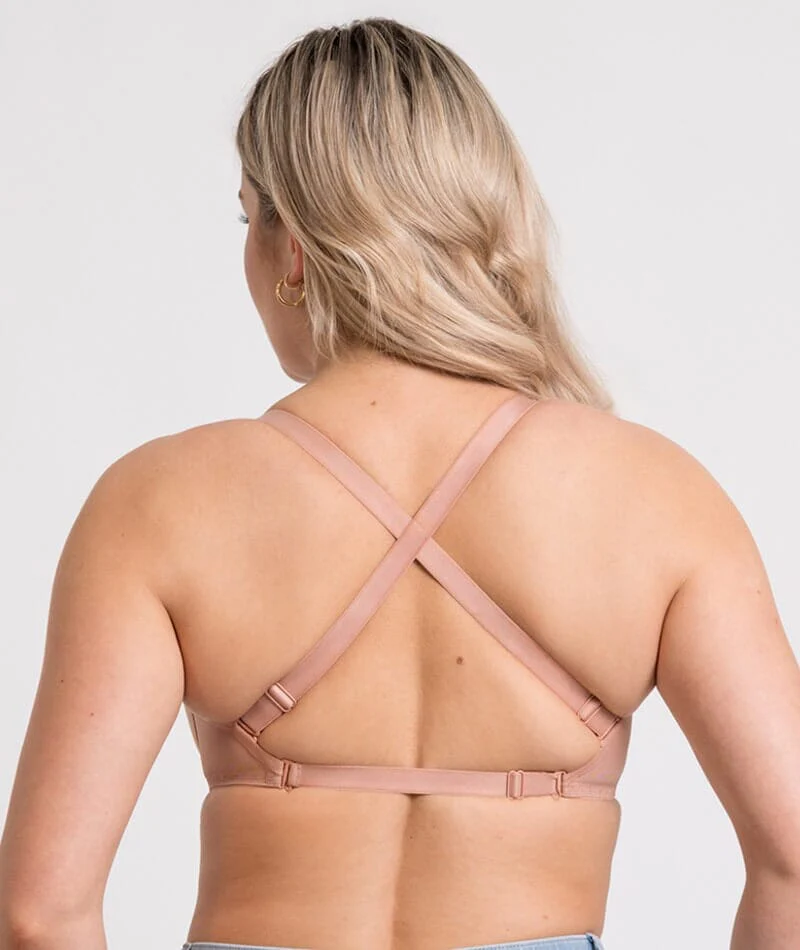Curvy Kate Superhero Multiway Padded Plunge Bra - Latte - Image 2