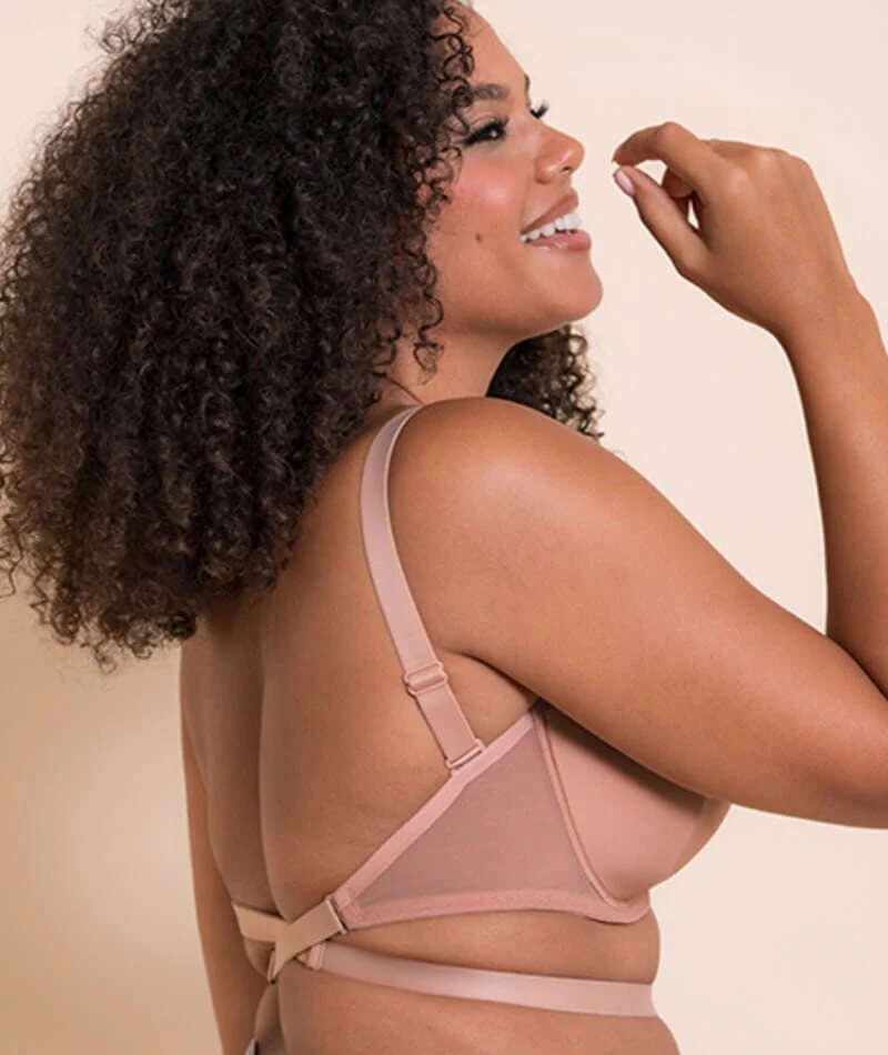 Curvy Kate Superhero Multiway Padded Plunge Bra - Latte - Image 7