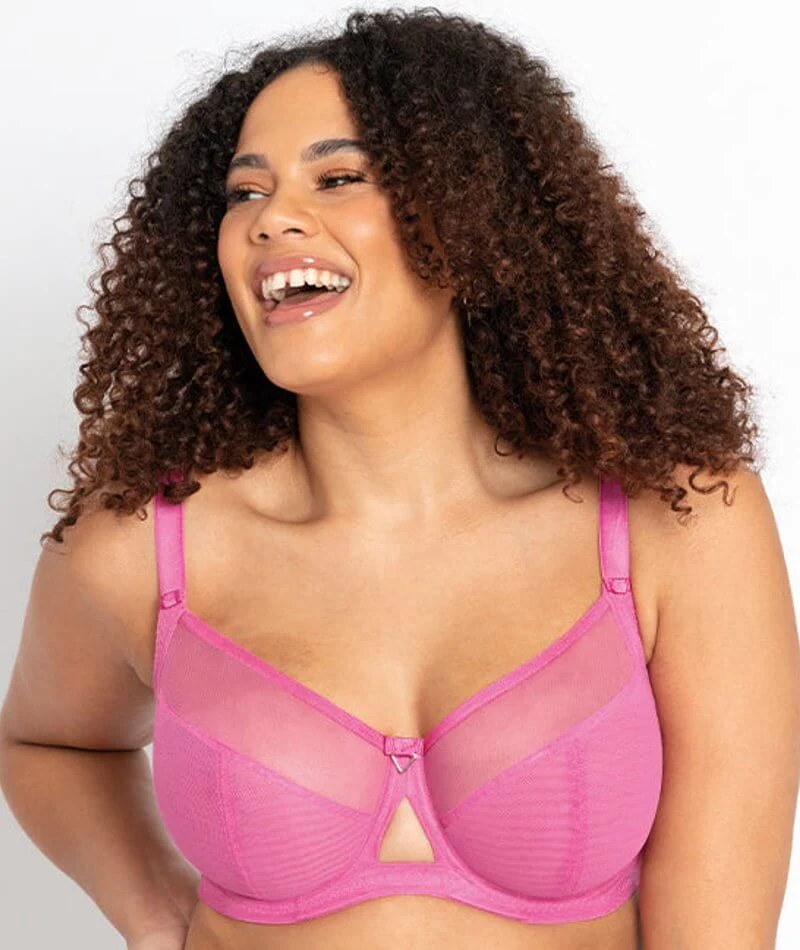 Curvy Kate Victory Balcony Bra - Pink - Image 3