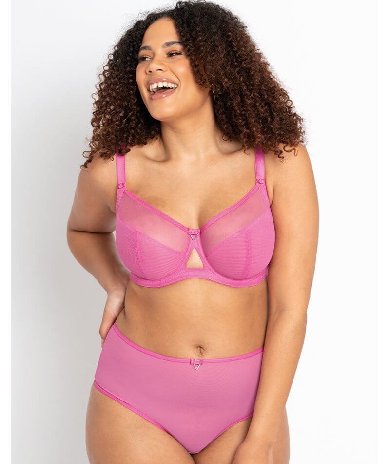 Curvy Kate Victory Balcony Bra - Pink - Image 9