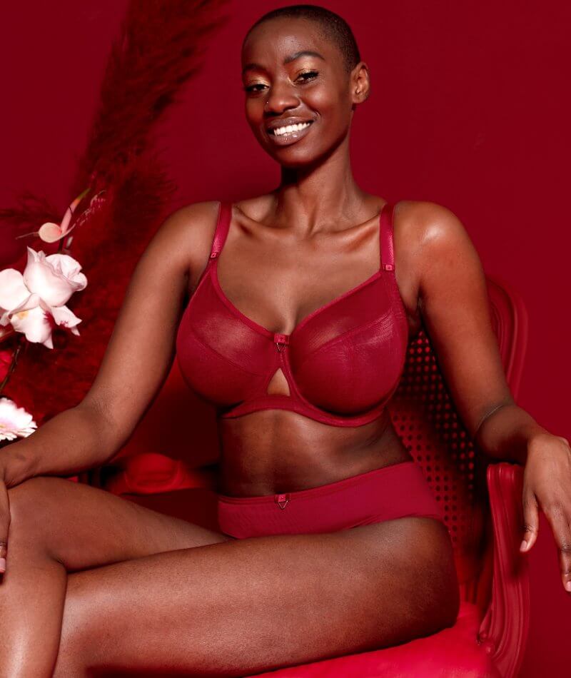 Curvy Kate Victory Short - Claret - Image 5