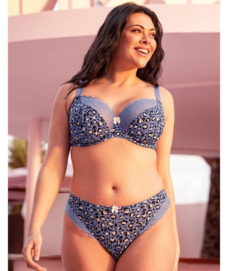 Curvy Kate Wild One Balcony Bra - Leopard Print - Image 7