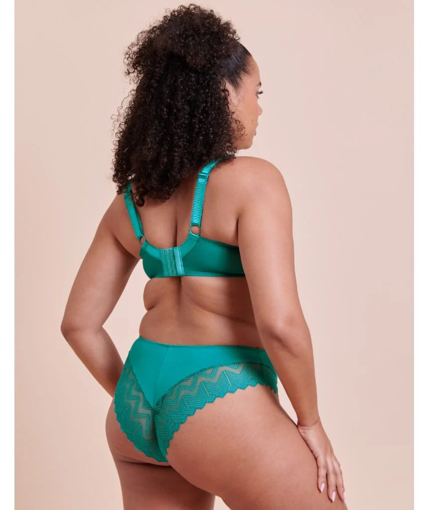 Curvy Kate Wild One Brazilian Brief - Teal Blue - Image 4