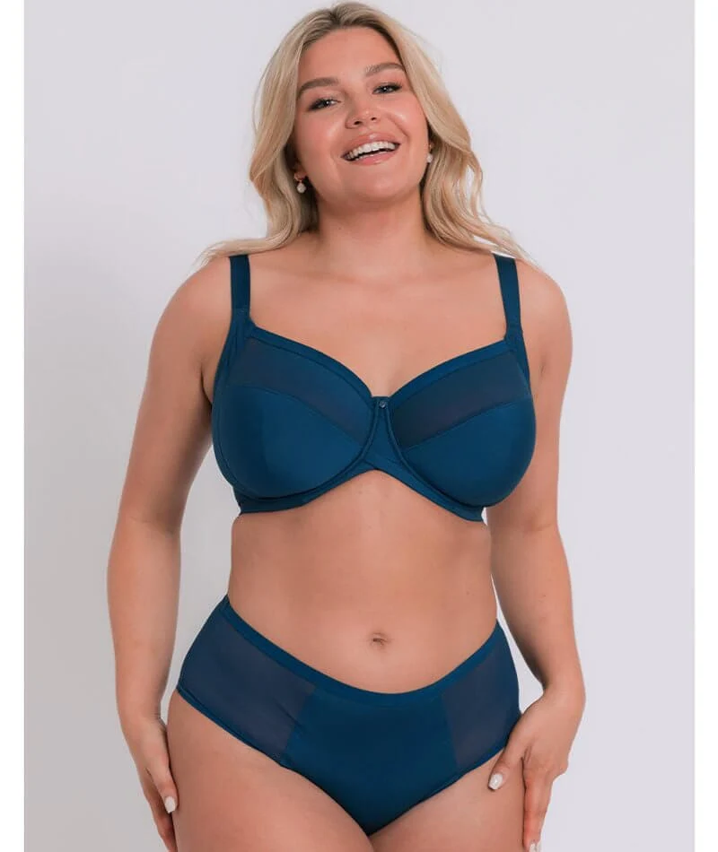 Curvy Kate Wonderfully Full Cup Bra - Deep Blue - Image 3