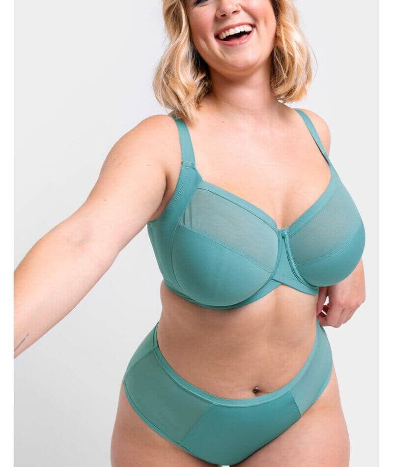 Curvy Kate Wonderfully Full Cup Bra - Mineral Blue - Image 4