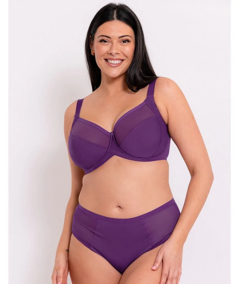 Curvy Kate Wonderfully Full Cup Bra - Purple - Image 3