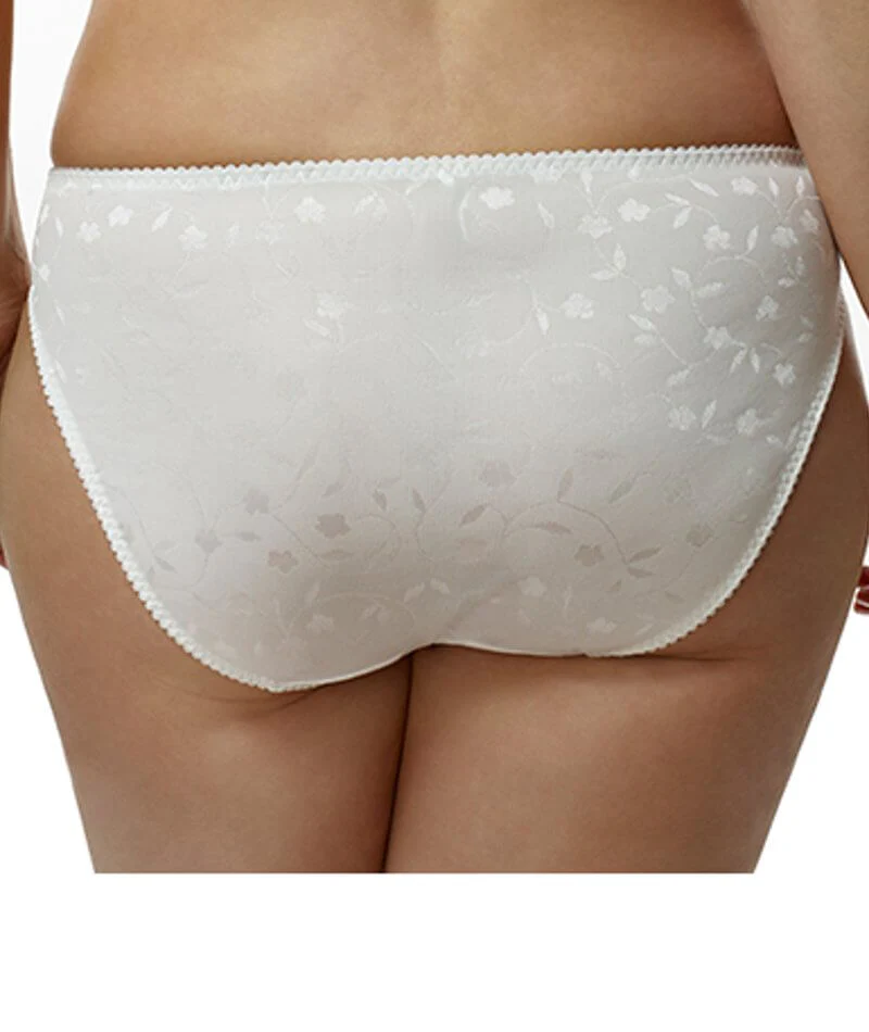 Elila Jacquard Brief - White - Image 2