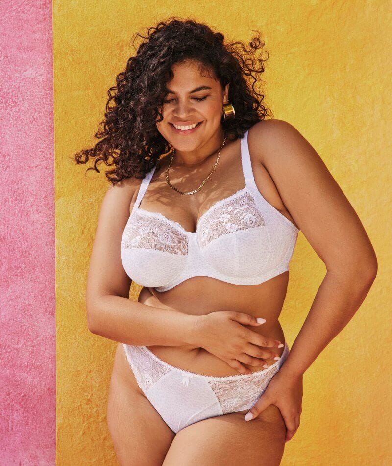 Elomi Morgan Underwire Banded Bra - White - Image 3