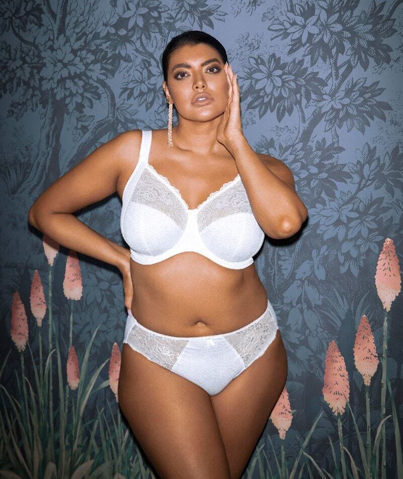 Elomi Morgan Underwire Banded Bra - White - Image 4