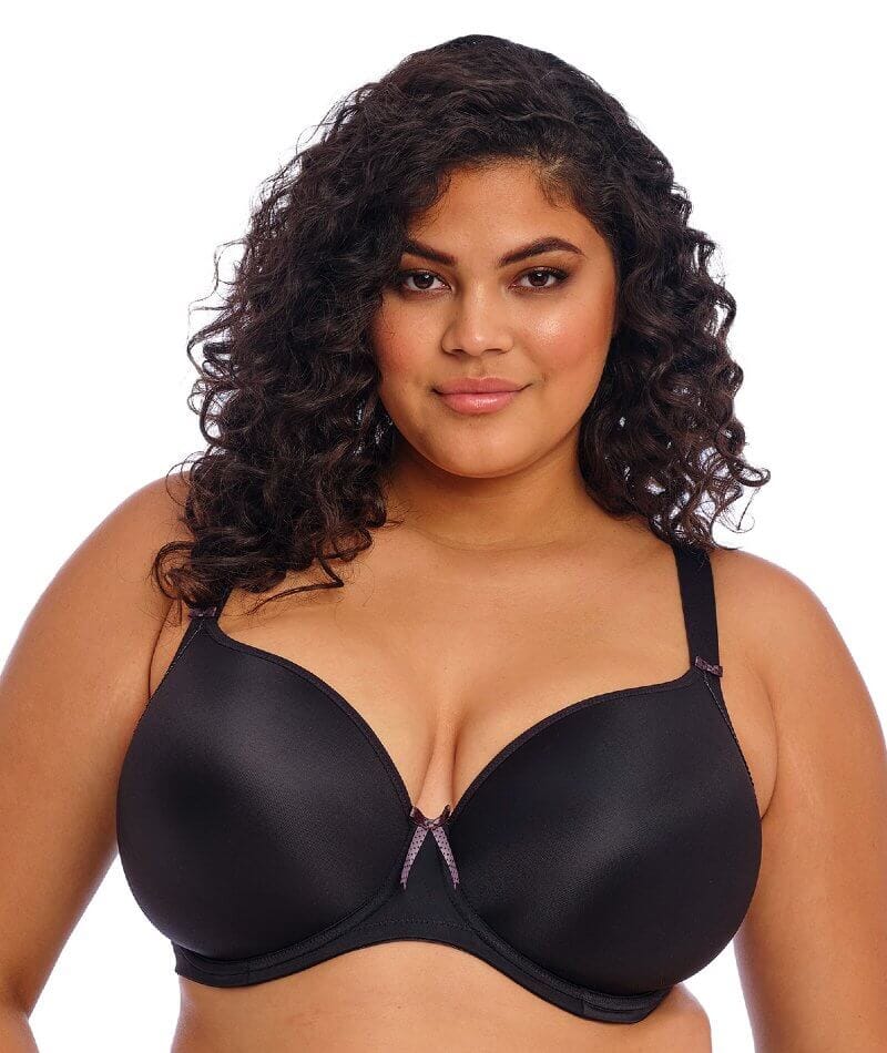 Elomi Bijou Underwire Banded Moulded Bra - Black