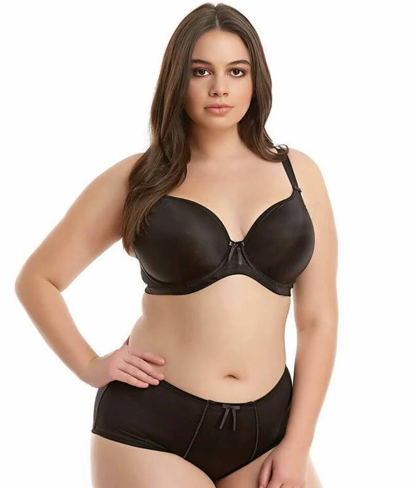 Elomi Bijou Underwire Banded Moulded Bra - Black - Image 10