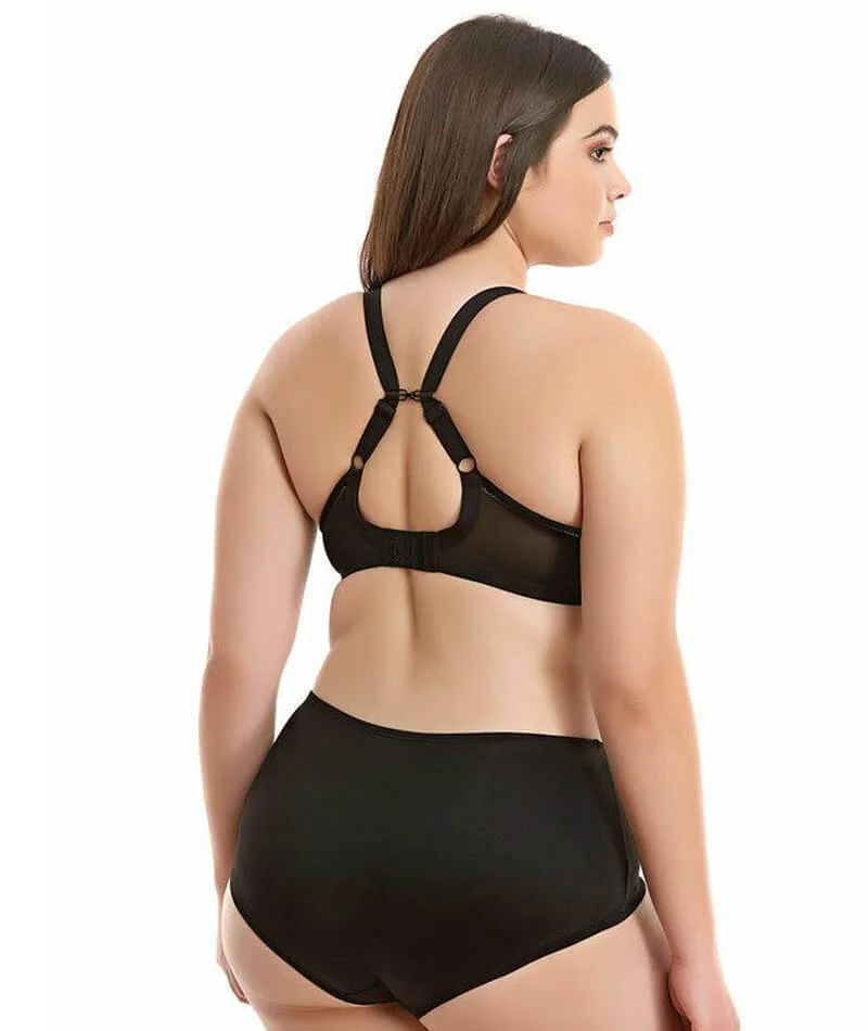 Elomi Bijou Underwire Banded Moulded Bra - Black - Image 11