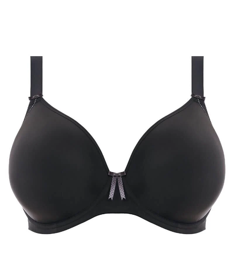 Elomi Bijou Underwire Banded Moulded Bra - Black - Image 13